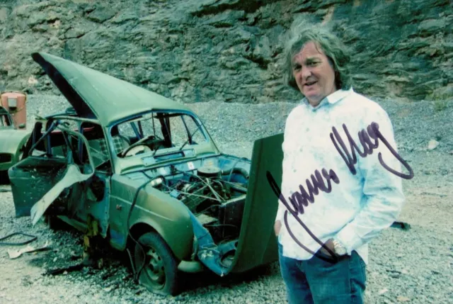 James May Hand Signed 6x4 Photo The Grand Tour Top Gear Motoring Autograph + COA