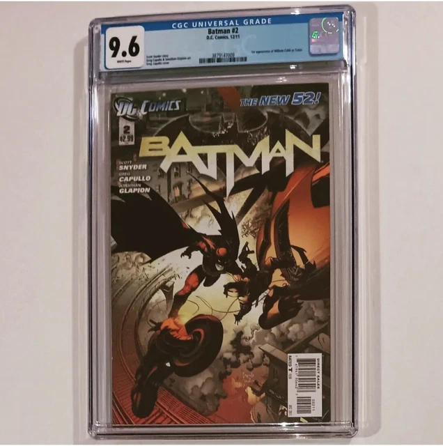 BATMAN #2 CGC 9.6 - The New 52! 2011 DC 1st App William Cobb as Talon 1ST PRINT