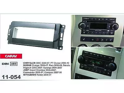 CARAV SINGLE DIN Car Audio FACIA Installation Kit for CHRYSLER (11-054)