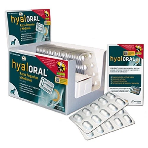 Hyaloral Razas Pequeñas y Medianas Salud Articular en Perros - 270 comprimidos