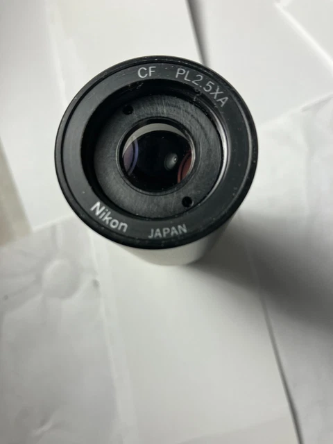 nikon microscope photo relay lens CF PL 2.5x