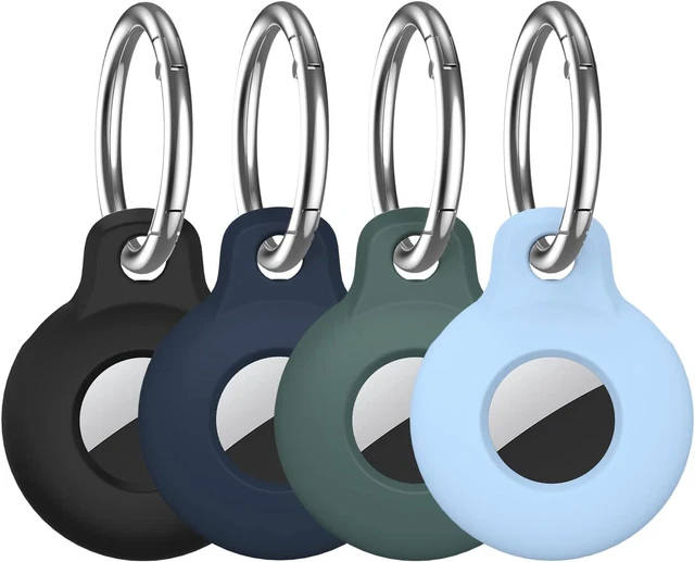 4 Pack Airtag Holder Compatible with AirTag, VAGAWEI Airtag GPS Tracker with