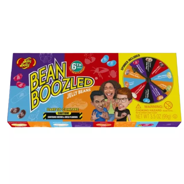 Jelly Belly BeanBoozled 6th Edition Jelly Beans Spinner Gift Box Dare to Compare