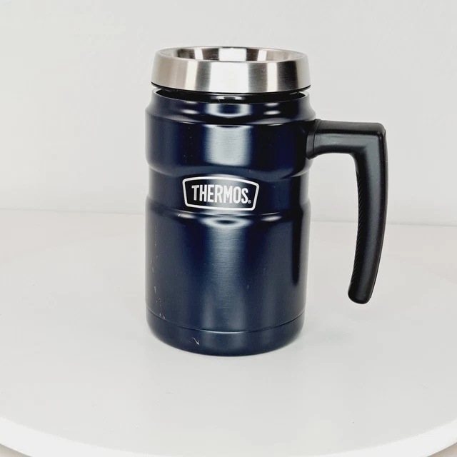 Thermos 16 oz. Stainless King Insulated Stainless Steel Travel Mug with Handle
