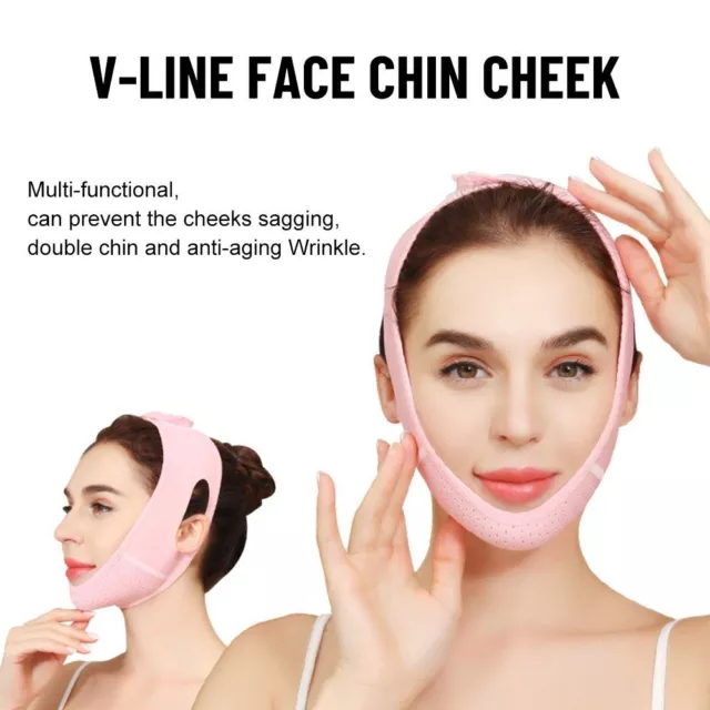 SLIMMING STRAP FACE Lifting Bandage V-line Face Chin Cheek V-Line Lifting  Belt $14.85 - PicClick AU