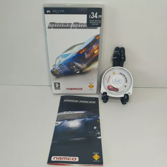 Ridge Racer 1 - Sony PSP Game. Used. Video game. Racing, Bandai Namco.