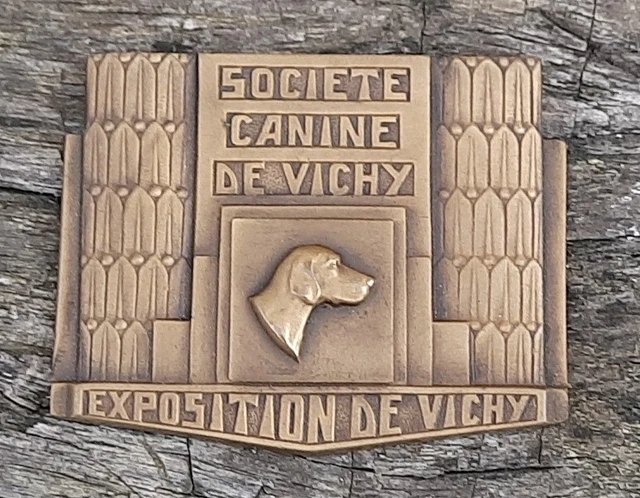 Médaille 1er Prix – Exposition Société Canine De L'Est 1936 – Poinçon Bronze