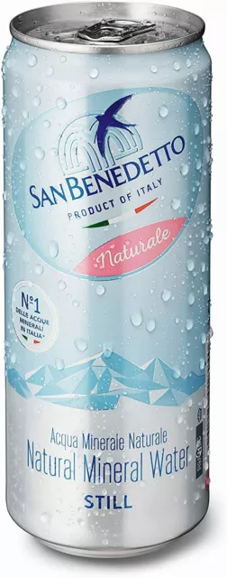 Recoaro Acqua Brillante Bibita Gassata, Acqua Tonica 33cl, Lattina
