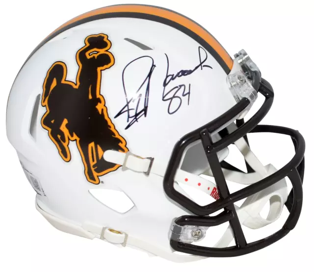 Jay Novacek Autographed Signed Wyoming Cowboys Speed Mini Helmet Beckett