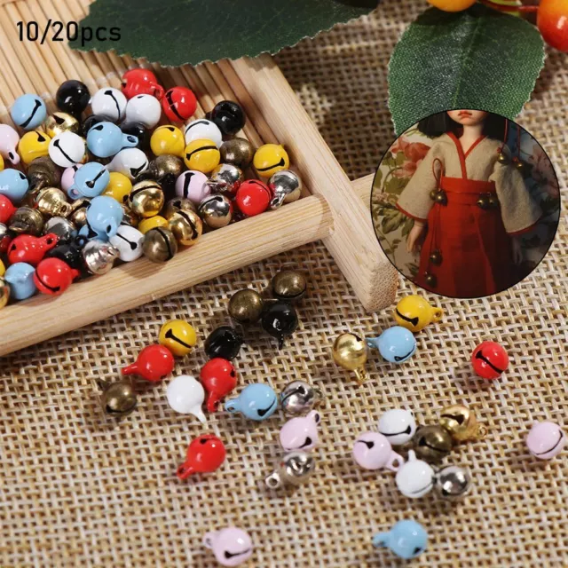 1/6 Doll Clothes DIY Crafts Jewelry Accessories Mini Bell Copper Round Bells