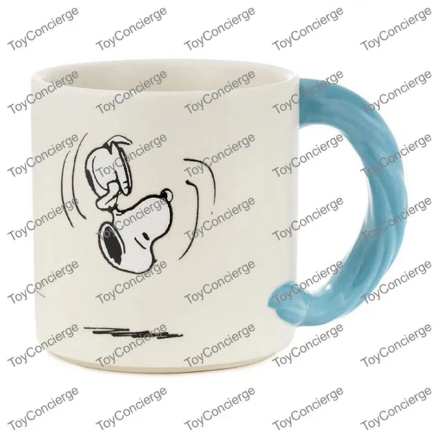 ^ HALLMARK MUG Peanuts Linus & Snoopy Dimensional Blanket New