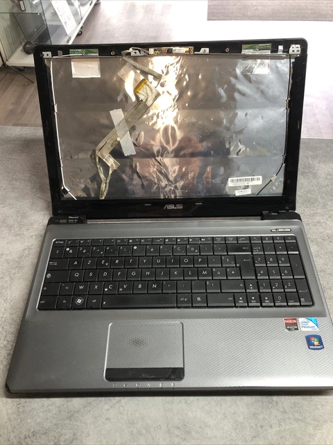 PC Portable Asus A52Jt-SX563V 15" En Panne - Pour Pièces Détachées Ou Réparation, Windows 7, Carte Graphique HD6370M