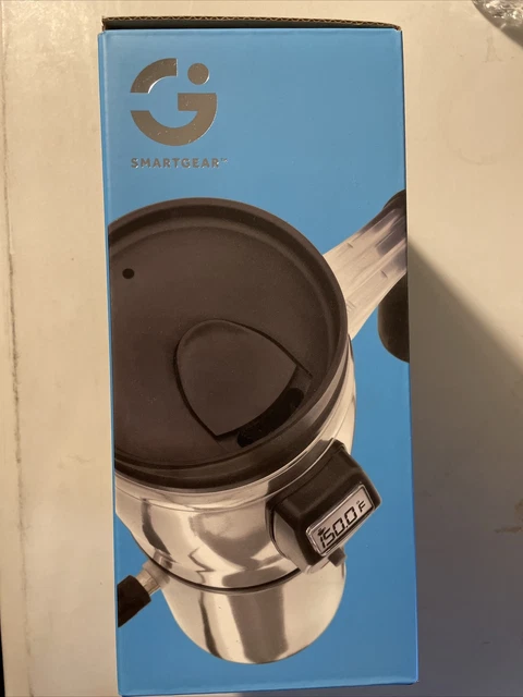 New Unopened Smartgear 12v Car Digital Heated Travel Mug 3