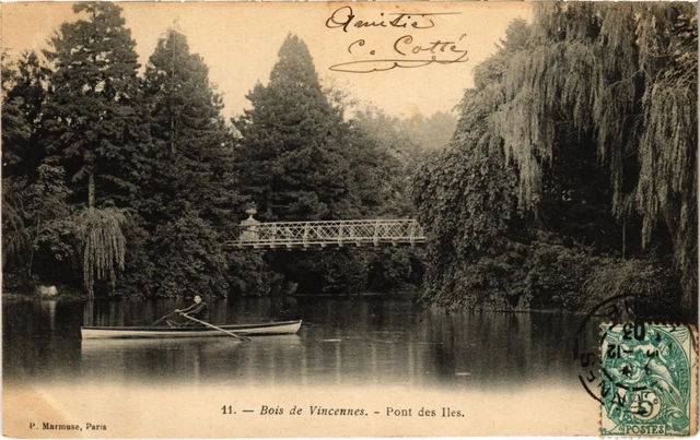 CPA AK Vincennes Pont des Iles FRANCE (1283203)
