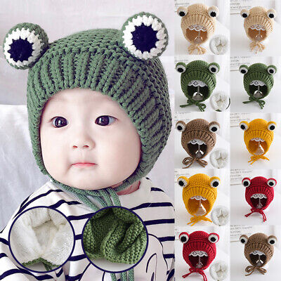 Cappelli neonato bambini bambine lavorati a maglia berretto elasticizzato Regno Unito