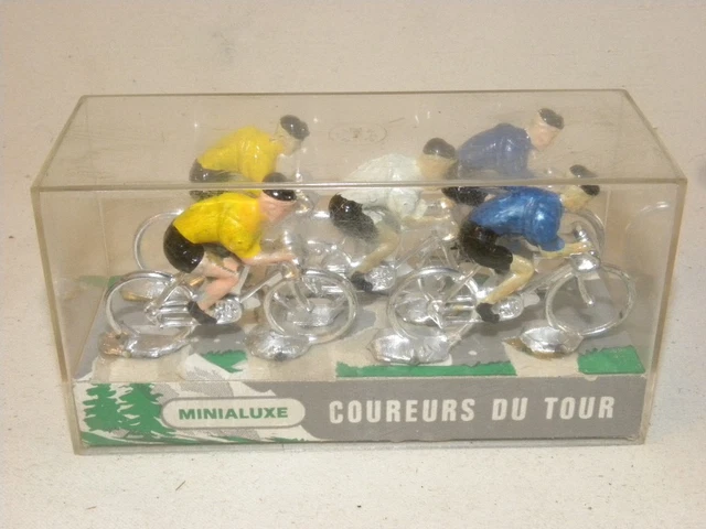 Lot De 7 Cyclistes Aluminium Et 3 Plastique – Jouets Anciens Tour De France