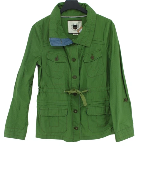 Daughters Of The Liberation Women's Shirt UK 6 Green Cotton with Nylon Basic