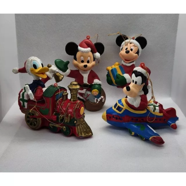 Vintage Disney Christmas Ornament 4pc Lot Kurt S. Adler