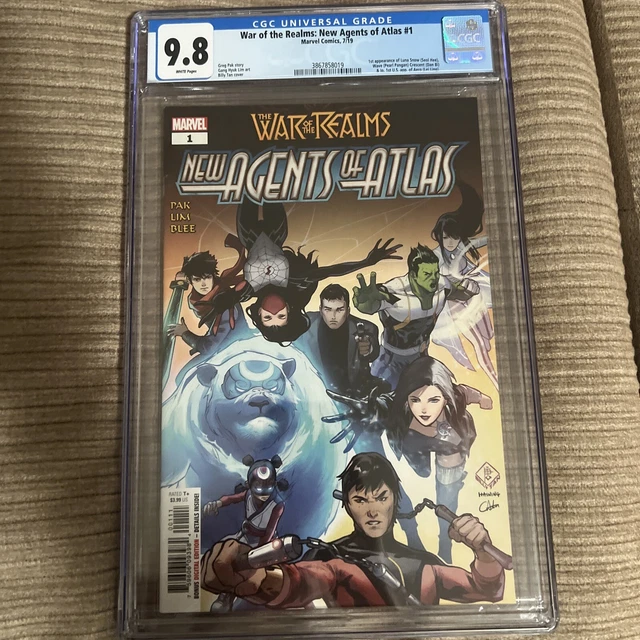 War of the Realms: New Agents of Atlas #1 CGC 9.8 Lots of First Appearances