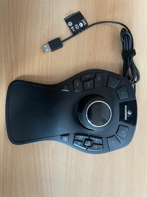 Souris 3D 3Dconnexion SpaceMouse Pro, 15 Touches Pro, USB, Modèle 3DX-600043, B-Ware