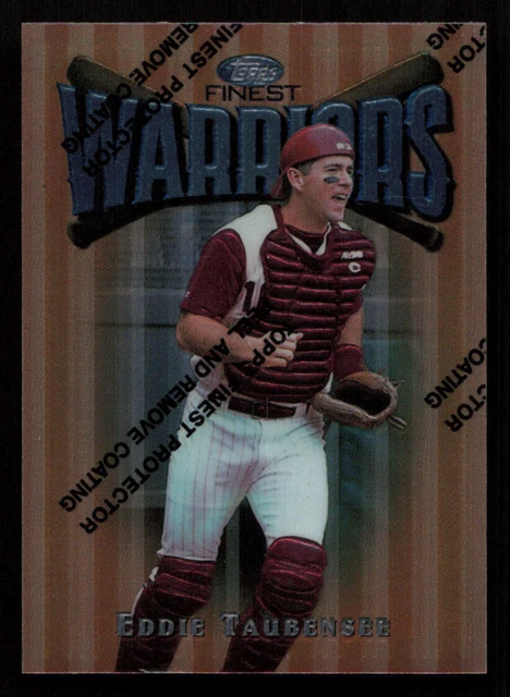 1997 FINEST EDDIE Taubensee #59 Cincinnati Reds carte de baseball EUR 2 ...