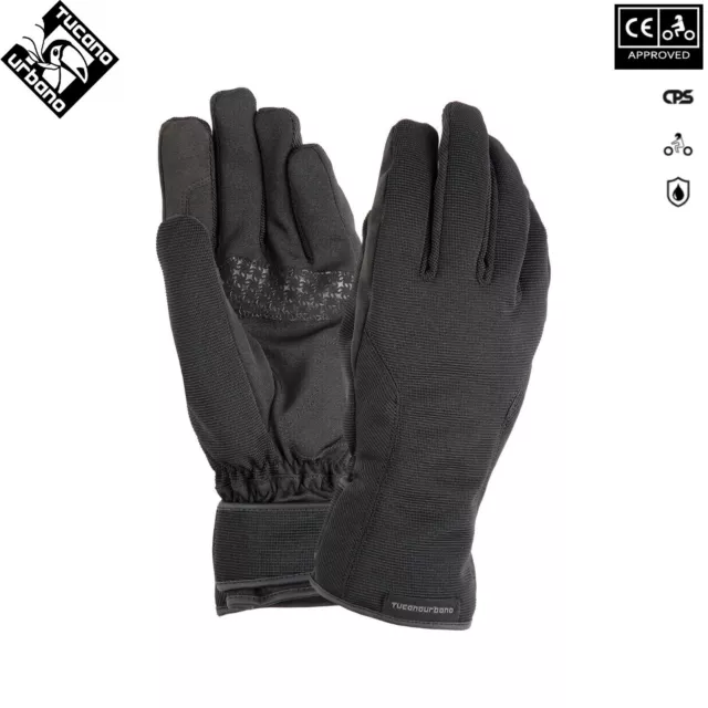 Gants moto Hiver Homme Tucano Urbano  Monty Touch CE  ce noir homologué