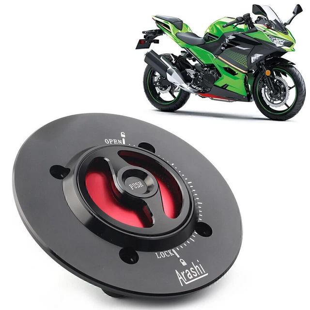 Maniglia Serbatoio Moto A-SIDER - Per Passeggero Kawasaki, Nero, Montaggio In 5 Minuti - Foto 9