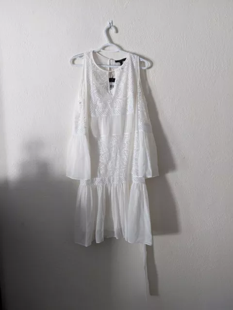 NWT BCBGMAXAZRIA Off White Evee Dress Size XS Free Shipping