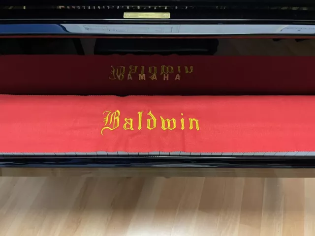 Baldwin Piano Keys Cover Embroidered for Grand & Upright Pianos 2