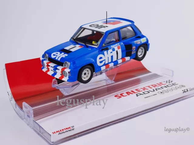 Slot car SCX Scalextric Anvance E10479S300 - Renault 5 Turbo #1  "Elf" Ragnotti