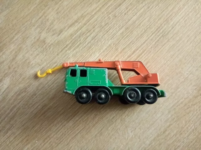 MATCHBOX No 30 4-achsiger Kranwagen 8 Wheel Crane Lesney