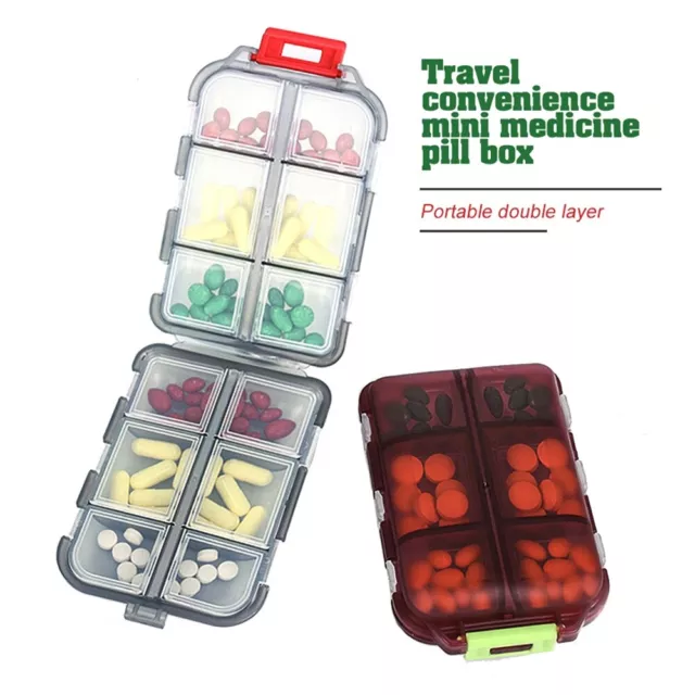 Pillen Box Organizer Tägliche Pille Fall Tasche Medizin Vitamin Halter Container