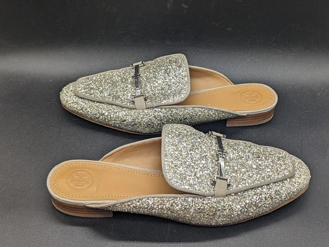 Amelia glitter backless loafer sale