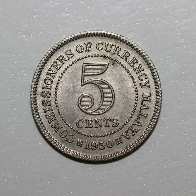 Malaya 10 cent 1950 UNC (JF/R221)