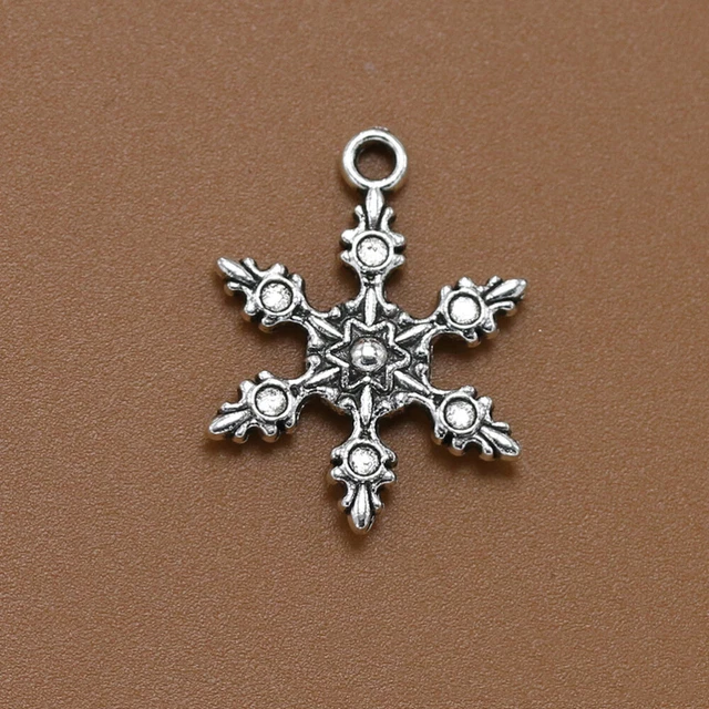 60 pcs DIY snowflake pendant Hängen Anhänger Charming Zarte Hnaging Decor Für We 2
