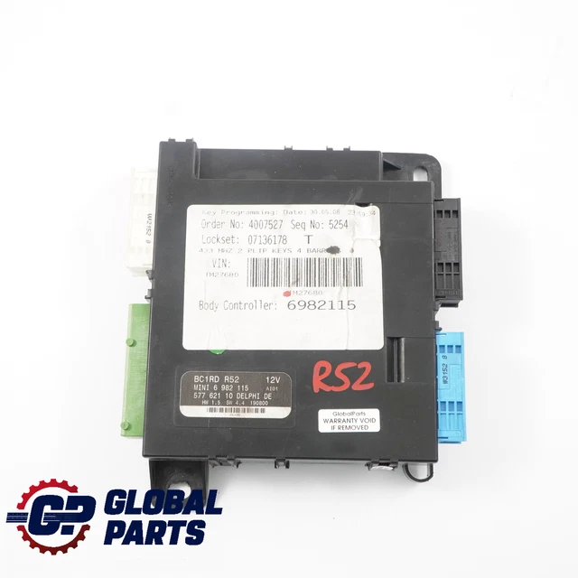 MINI COOPER ONE R52 Body Control Unit Basic Module BCM 6982115 £139.95