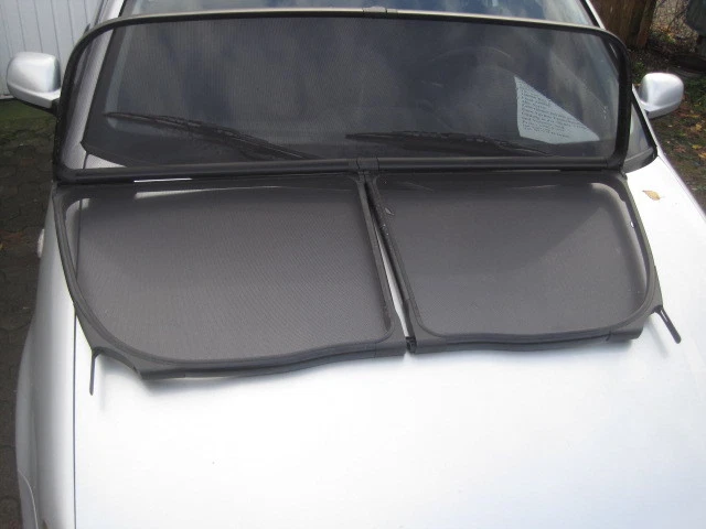 Windschott Für Audi 80 B4 Cabriolet 1991-2000 - Cabrio Windabweiser Aus Kunstleder