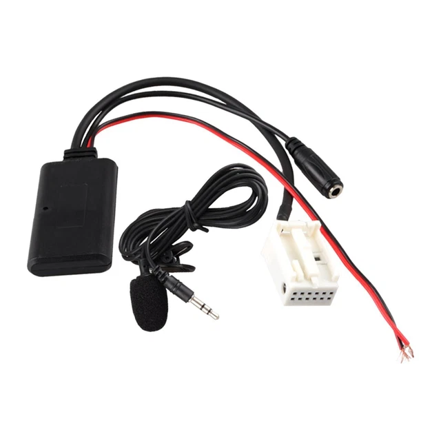 Kit Adattatore Bluetooth 5.0 Per Auto – Ingresso Aux Con Microfono Vivavoce E Cavo A 14 Pin Per Sistemi Audio Becker E Mexico