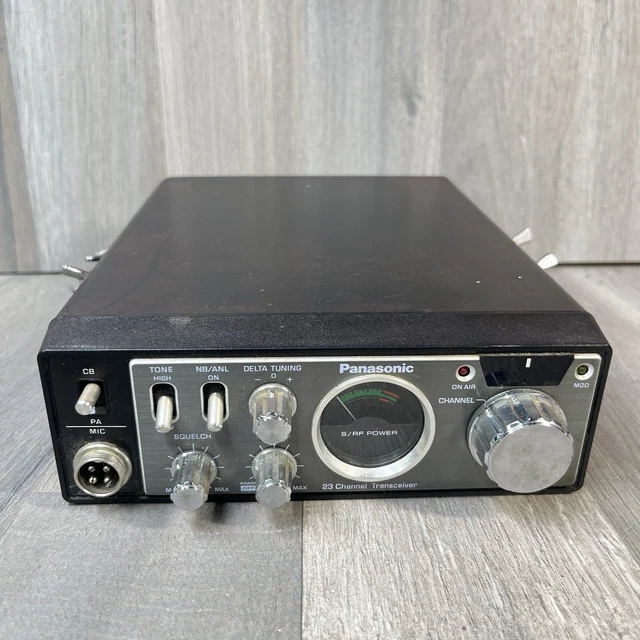 RADIO CB PANASONIC RJ-3200 transceptor de 23 canales de colección sin probar EUR 46,55 - ES