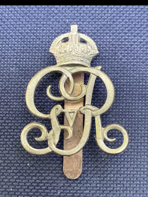 Norfolk Yeomanry Original British Army Cap Badge WW1