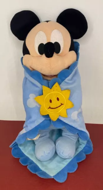 DISNEY PARKS Disney s Babies Mickey Mouse with Blanket Wrap