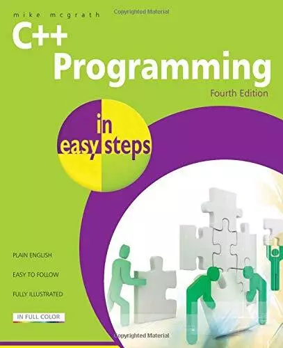 C++ Programming in easy steps, 4th Edition by Mike McGrath Paperback Book The