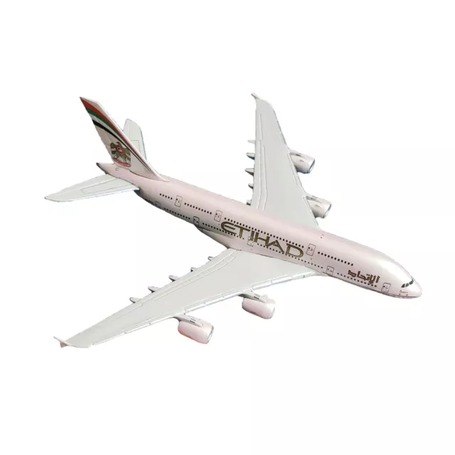 1/400 16cm A380 Etihad Airways Airplane Model Alloy Diecast Aircraft Plane