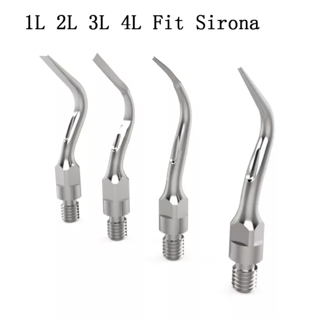 Dental Ultrasonic Scaler Tip Sirona Style Tip 1L 2L 3L 4L Fit Sirona Handpieces