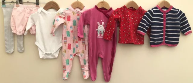 Baby Girls Bundle Clothes Age 0-3 Months John Lewis Tu F&F