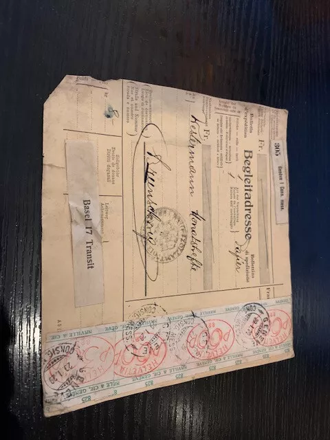 briefmarken schweiz Genevre 1929 seltene Paketkartenmarken