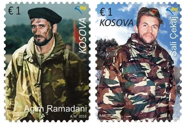 Kosovo Stamp 2016. Battle of Koshare - A.Ramadani; S.Çekaj. Set MNH.