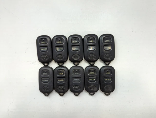 Lot of 10 Toyota Corolla Keyless Entry Remote Fob GQ43VT14T W2GFU