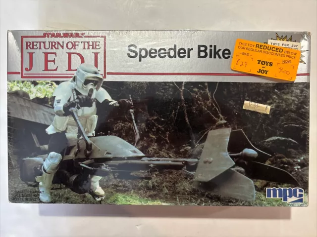 1983 Star Wars Return of the Jedi Speeder Bike Model Kit - SEALED