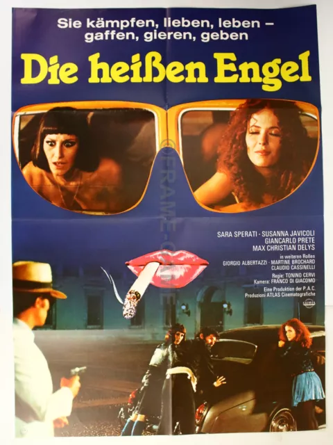 Original Filmposter Filmplakat A1 die heißen Engel Sara Sperati